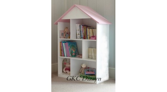 Çatılı Kitaplık- Bebek Evi
