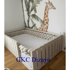 Montessori Park Yatak (Bahçe Çitli)